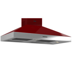 BRITANNIA Latour TPBTH110GR Chimney Cooker Hood - Gloss Red